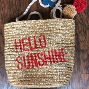 JUNK FOOD | Disney Hello Sunshine Straw Bag